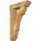 Ekena Millwork Olympic Slat Rough Sawn Bracket w/ Offset Brace, Western Red Cedar, 6"W x 20"D x 32"H BKT0604X20X32OLY06RWR - alternate 1